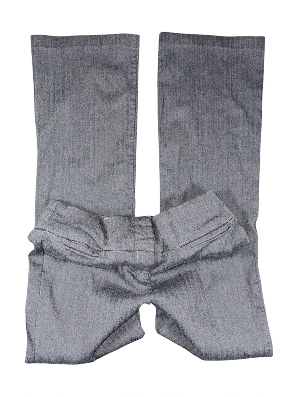 Y2K Gray Mid Rise Office Siren Work Dress Pants Trousers Women's Size 12 Preppy